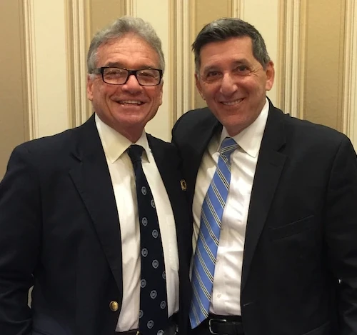Dr. Mark Gold with Michael Botticelli, Director of the White House Office of National Drug Control Policy.